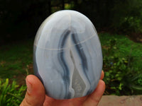 Polished Agate Standing Free Forms x 3 From Madagascar - TopRock