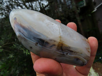 Polished Agate Standing Free Forms x 3 From Madagascar - TopRock