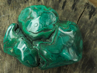 Polished Malachite Free Forms With Stunning Flower & Banding Patterns x 6 From Congo - TopRock