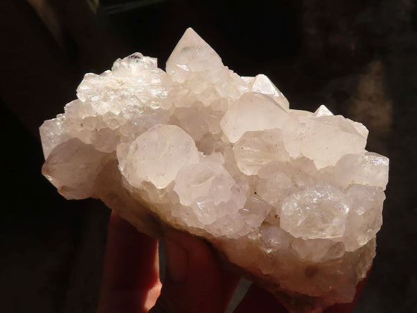 Natural White Spirit Quartz Clusters  x 2 From Boekenhouthoek, South Africa - Toprock Gemstones and Minerals 