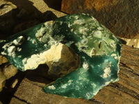 Polished Green Mtorolite / Chrome Chrysoprase Plate x 1 From Zimbabwe - Toprock Gemstones and Minerals 