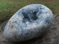 Polished Extra Large Blue Celestite Egg Geode  x 1 From Sakoany, Madagascar - TopRock