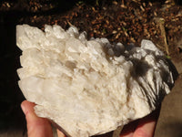 Natural Pineapple / Candle Quartz Clusters  x 2 From Madagascar