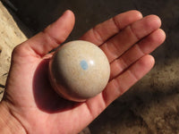 Polished Blue Spotted Spinel Quartz Spheres  x 6 From Madagascar - Toprock Gemstones and Minerals 