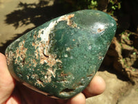 Polished Emerald Mtorolite / Chrome Chrysoprase Plates  x 3 From Zimbabwe - TopRock