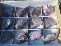 Natural Selected Rare Stichtite & Green Serpentine Specimens x 12 From Barberton, South Africa - TopRock