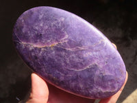 Polished Large Purple Lepidolite Free Forms  x 2 From Zimbabwe - Toprock Gemstones and Minerals 