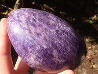 Polished Large Purple Lepidolite Free Forms  x 2 From Zimbabwe - Toprock Gemstones and Minerals 