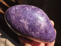 Polished Large Purple Lepidolite Free Forms  x 2 From Zimbabwe - Toprock Gemstones and Minerals 