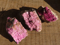 Natural Salrose Cobaltion Dolomite Specimens x 12 From Kakanda, Congo