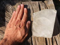 Polished Unusual Specular Hematite Included Quartz x 2 From Angola