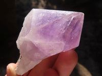 Natural Single Jacaranda Amethyst Crystals  x 12 From Mumbwe, Zambia - Toprock Gemstones and Minerals 