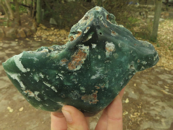 Polished Green Mtorolite Free Forms  x 4 From Mutorashanga, Zimbabwe - TopRock