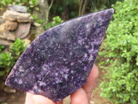 Polished Purple Lepidolite Free Forms  x 6 From Zimbabwe - Toprock Gemstones and Minerals 