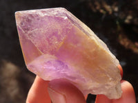 Natural Single Jacaranda Amethyst Crystals  x 12 From Mumbwe, Zambia - Toprock Gemstones and Minerals 