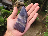 Polished Purple Lepidolite Free Forms  x 6 From Zimbabwe - Toprock Gemstones and Minerals 