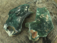 Polished Green Mtorolite Free Forms  x 4 From Mutorashanga, Zimbabwe - TopRock