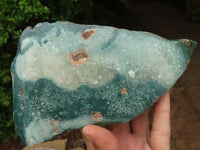 Polished Green Mtorolite / Chrome Chrysoprase Plates  x 2 From Zimbabwe - Toprock Gemstones and Minerals 