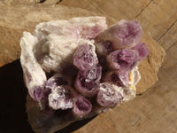 Natural Sugar Amethyst Clusters  x 3 From Zambia