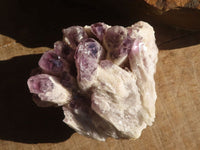 Natural Sugar Amethyst Clusters  x 3 From Zambia