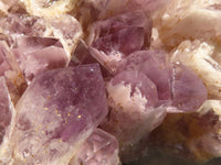 Natural Sugar Amethyst Clusters  x 3 From Zambia