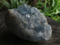 Polished Blue Celestite Crystal Egg Geodes  x 3 From Sakoany, Madagascar - TopRock