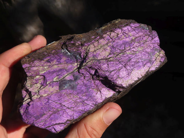 Natural Large Metallic Purpurite Specimens  x 2 From Namibia - Toprock Gemstones and Minerals 