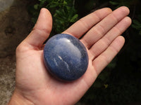 Polished Blue Lazulite Palm Stones  x 12 From Madagascar - TopRock