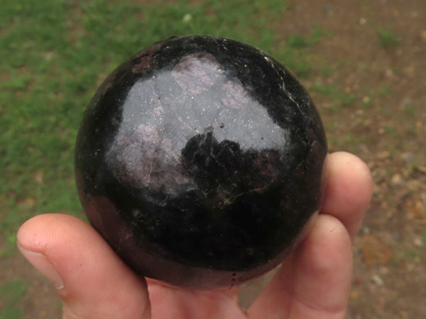 Polished Sparkling Blue Iolite / Water Sapphire Spheres  x 5 From Madagascar - TopRock