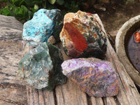 Natural Mixed Selection Of Rough Specimens  x 4 From Southern Africa - Toprock Gemstones and Minerals 