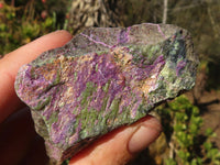 Natural Rough Stichtite Cobbed Specimens x 12 From Barberton, South Africa