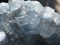 Polished Blue Celestite Egg Geodes  x 2 From Sakoany, Madagascar