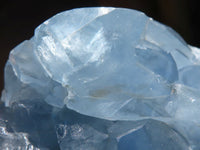 Polished Blue Celestite Egg Geodes  x 2 From Sakoany, Madagascar