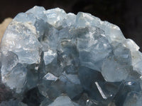 Polished Blue Celestite Egg Geodes  x 2 From Sakoany, Madagascar