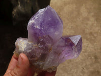 Natural Jacaranda Amethyst Quartz Clusters  x 3 From Mumbwa, Zambia - Toprock Gemstones and Minerals 