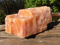 Natural New Sunset Orange Calcite Specimens  x 6 From Spitzkop, Namibia - Toprock Gemstones and Minerals 