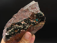 Natural Rare Copper Phosphate Libethenite On Dolomite Clusters x 3 From Shituru, Congo - TopRock