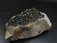 Natural Rare Copper Phosphate Libethenite On Dolomite Clusters x 3 From Shituru, Congo - TopRock