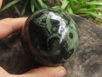 Polished Stromatolite / Kambamba Jasper Spheres  x 6 From Katsepy, Madagascar - TopRock