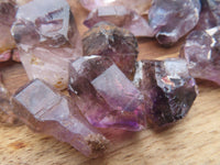 Natural Mine Run Mini to Small Amethyst/Smokey Quartz Crystals - sold per 500g - From Chiredzi, Zimbabwe - TopRock