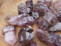 Natural Mine Run Mini to Small Amethyst/Smokey Quartz Crystals - sold per 500g - From Chiredzi, Zimbabwe - TopRock