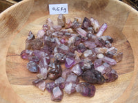 Natural Mine Run Mini to Small Amethyst/Smokey Quartz Crystals - sold per 500g - From Chiredzi, Zimbabwe - TopRock