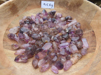 Natural Mine Run Mini to Small Amethyst/Smokey Quartz Crystals - sold per 500g - From Chiredzi, Zimbabwe - TopRock