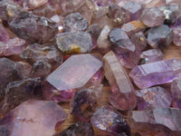 Natural Mine Run Mini to Small Amethyst/Smokey Quartz Crystals - sold per 500g - From Chiredzi, Zimbabwe - TopRock