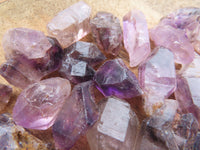 Natural Mine Run Mini to Small Amethyst/Smokey Quartz Crystals - sold per 500g - From Chiredzi, Zimbabwe - TopRock