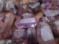 Natural Mine Run Mini to Small Amethyst/Smokey Quartz Crystals - sold per 500g - From Chiredzi, Zimbabwe - TopRock