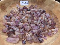 Natural Mine Run Mini to Small Amethyst/Smokey Quartz Crystals - sold per 500g - From Chiredzi, Zimbabwe - TopRock