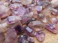 Natural Mine Run Mini to Small Amethyst/Smokey Quartz Crystals - sold per 500g - From Chiredzi, Zimbabwe - TopRock