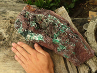 Natural Extra Large Rare Ball Malachite On Drusy Quartz & Dolomite Matrix  x 1 From Kambove, Congo - Toprock Gemstones and Minerals 