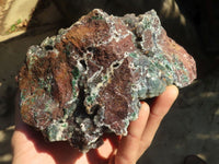 Natural Drusy Coated Ball Malachite On Dolomite Specimen  x 1 From Likasi, Congo